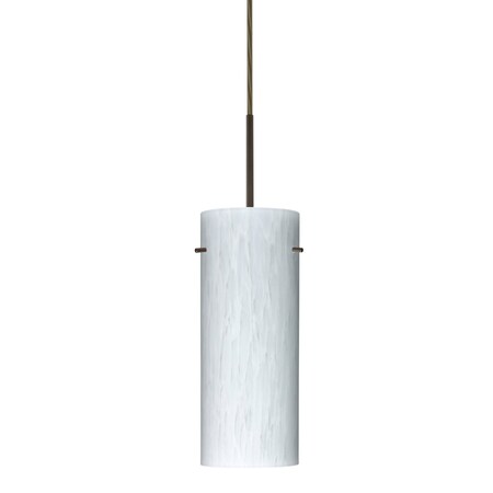 Besa Lighting Stilo 10 Cord Pendant, Carrera, Bronze Finish, 1x9W LED 1JT-412319-LED-BR